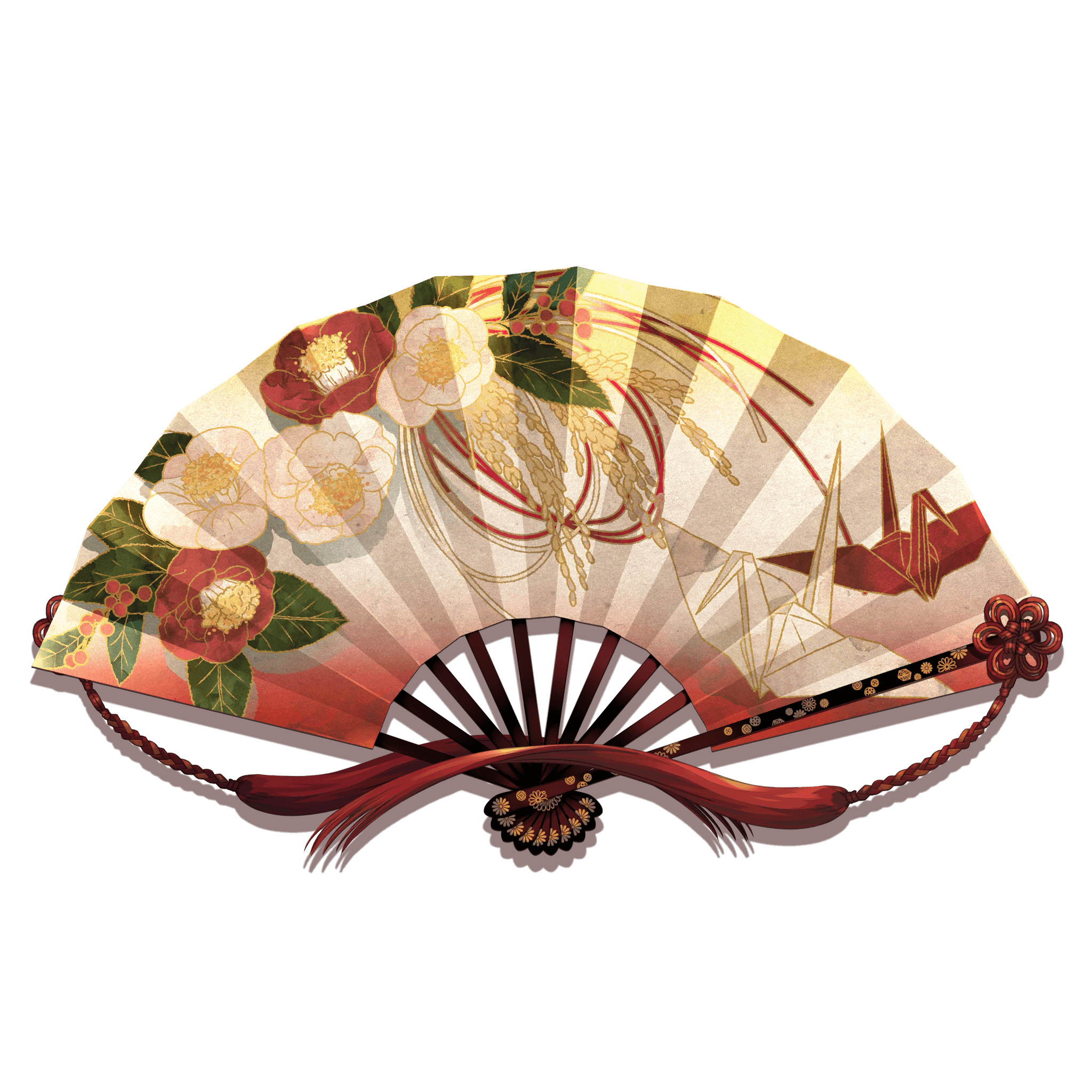 うたわれるもの ロストフラグ スズリ 京都 飾り扇子